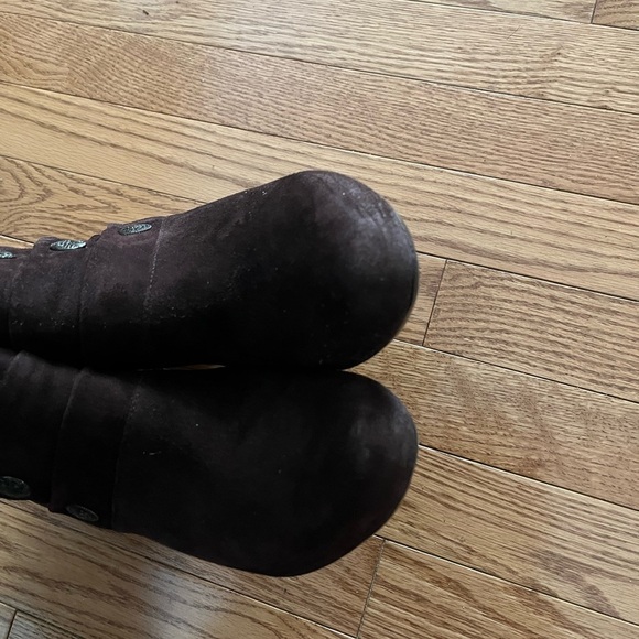 [39/8-8.5]Dansko Bown Suede Baker Leather Ankle Boots - Picture 5 of 10